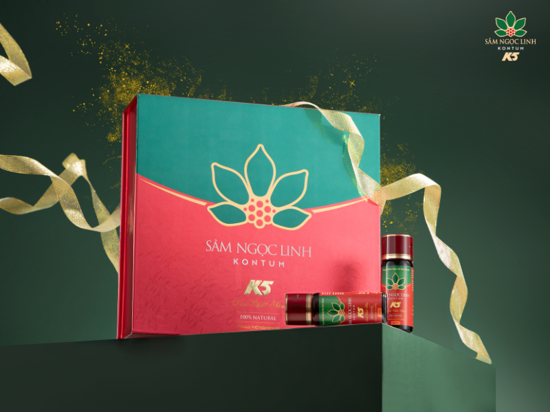 Dịch chiết Sâm Ngọc Linh giúp tăng cường đề kháng, giảm mệt mỏi và ổn định huyết áp.