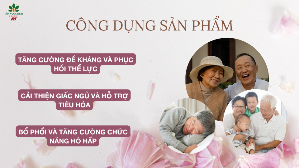 Tổ Yến Sâm Ngọc Linh giúp cải thiện sức khỏe cho Cha Mẹ rất tốt.