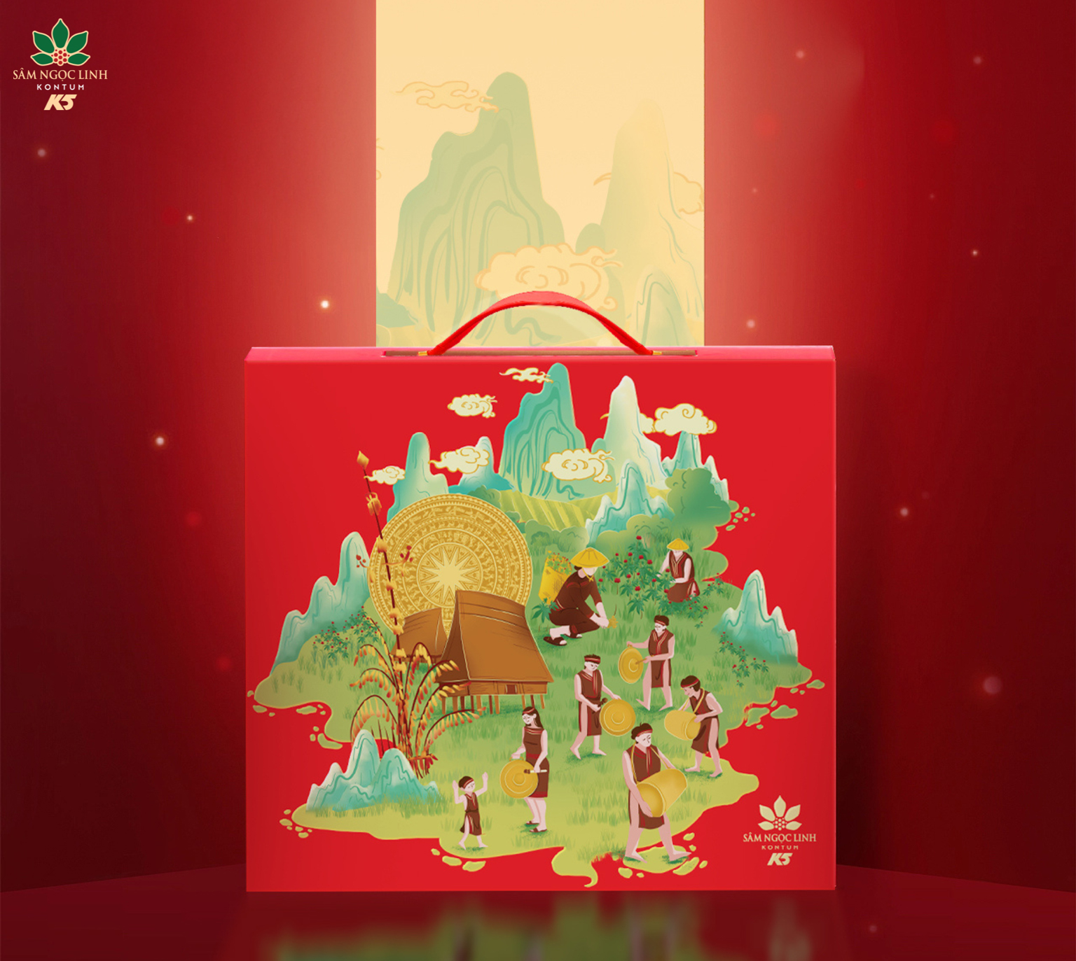 Các hộp quà trong bộ sưu tập quà Tết doanh nghiệp 2026 được thiết kế tinh tế và mang đậm bản sắc.