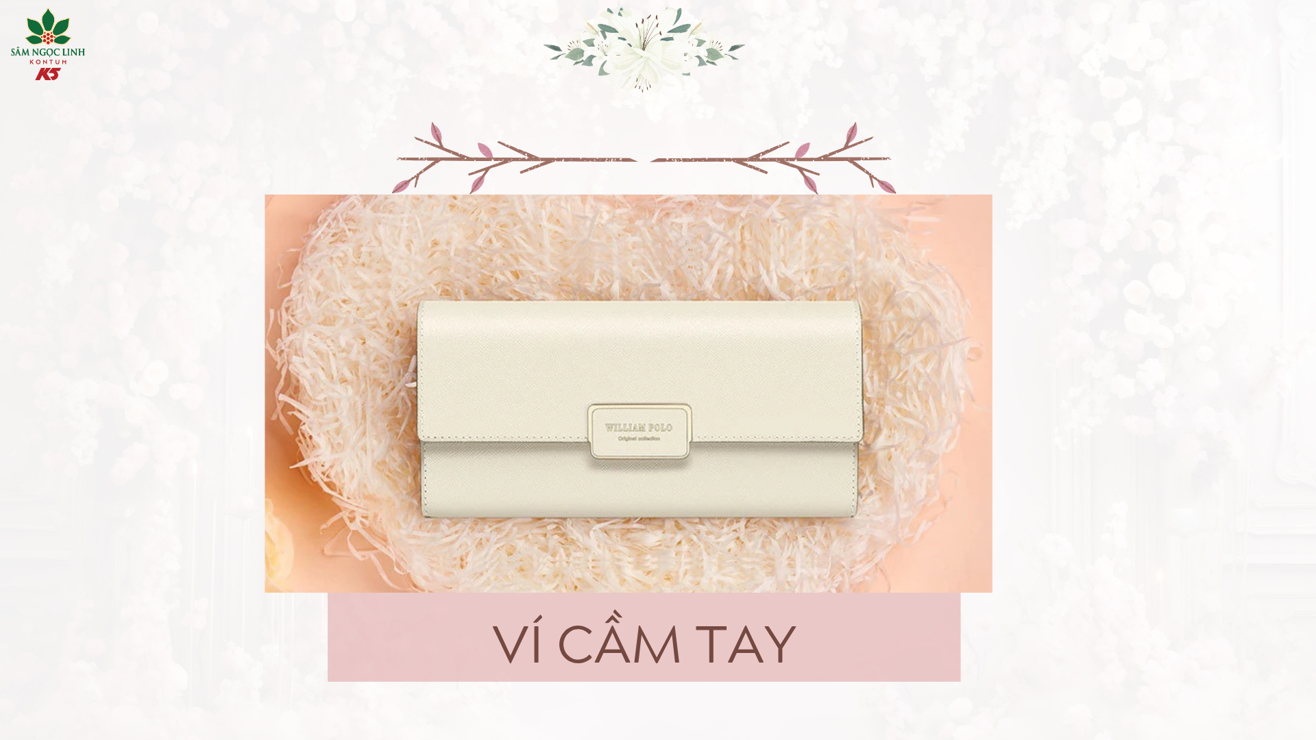 Ví cầm tay - Tạo sự thanh lịch và sang trọng.