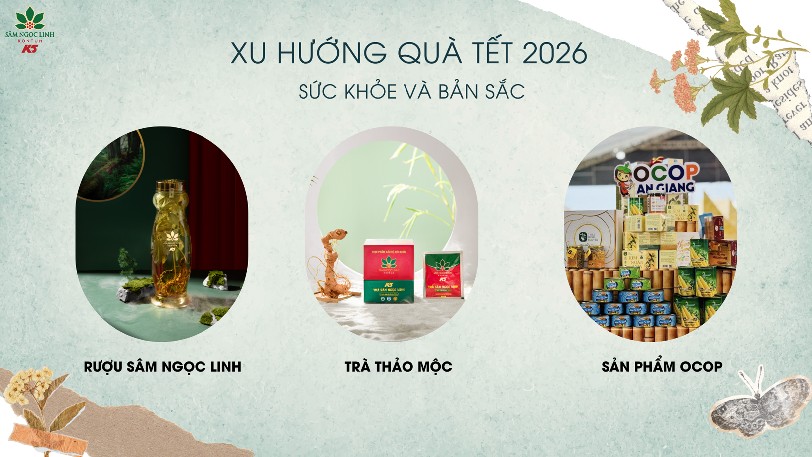  Xu hướng quà Tết 2026: Ưu tiên quà sức khỏe và bản sắc.