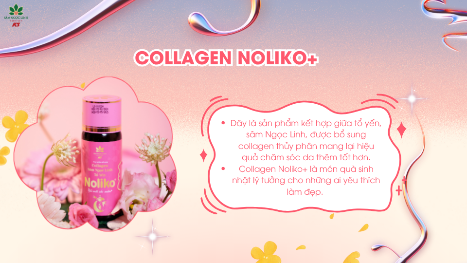 Collagen Noliko Plus là món quà gìn giữ tuổi thanh xuân cho nữ.