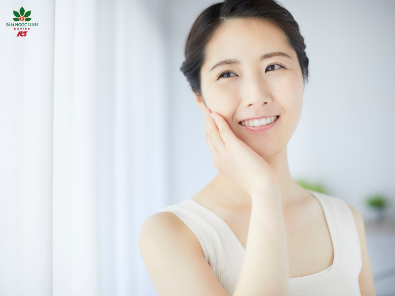 Trà Sâm Ngọc Linh K5 hỗ trợ làm chậm quá trình lão hóa.