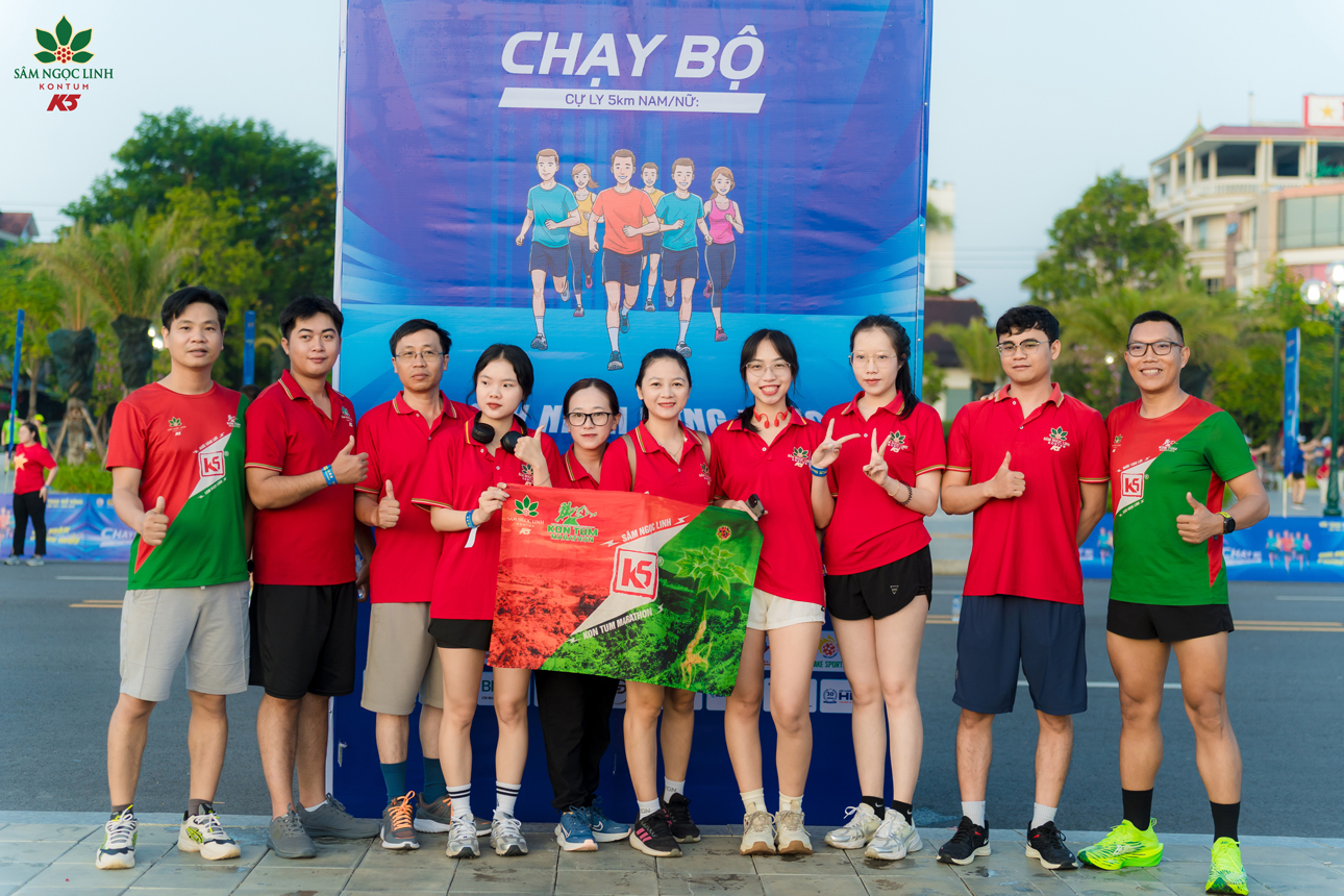 Các thành viên K5 tham gia Hội thao.